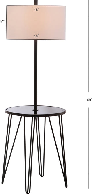 Safavieh Ciro FLL4010A Black / White Lamp main image