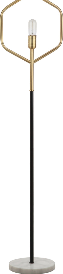 Safavieh Mave FLL4014A Brass / Black Lamp Main Off