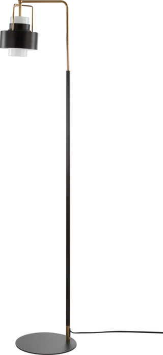 Safavieh Brendon FLL4039A Black / Brass Lamp Main On