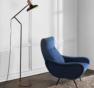 Safavieh Amia FLL4043A Black / Copper Lamp Room Scene On Feature