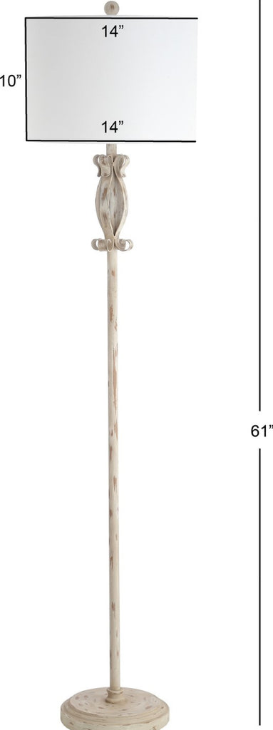 Safavieh Philippa FLL4049A White Washed Lamp main image