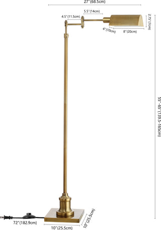 Safavieh Briggs FLL4065A Brass Lamp main image