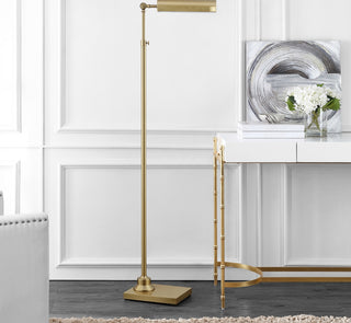 Safavieh Renla FLL4072A Brass Lamp Room Scene Off Feature