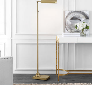 Safavieh Renla FLL4072A Brass Lamp Room Scene On Feature