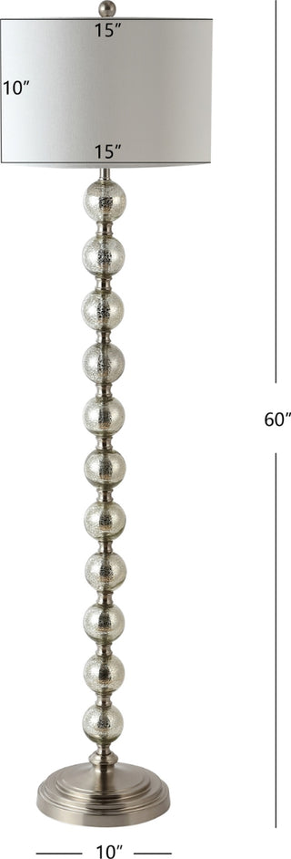 Safavieh Cace FLL4074A Nickle Lamp main image