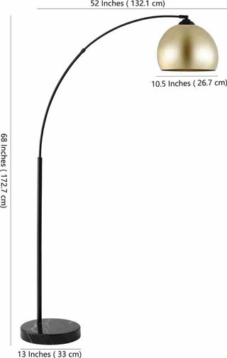 Safavieh Glarien FLL4087A Gold / Black Lamp main image