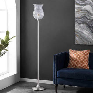 Safavieh Ricky FLL4089A Nickle Lamp Room Scene Off Feature