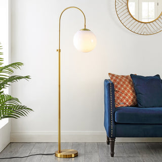 Safavieh Hamil FLL4103A Gold Lamp Room Scene On Feature