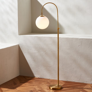 Safavieh Hamil FLL4103A Gold Lamp Room Scene On Feature