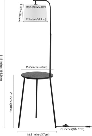 Safavieh Eion FLL4116A Black Lamp main image