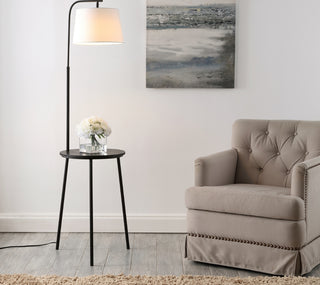 Safavieh Eion FLL4116A Black Lamp Room Scene On Feature