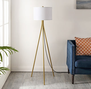 Safavieh Galilea FLL4121B Gold Lamp Room Scene Off Feature