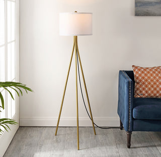 Safavieh Galilea FLL4121B Gold Lamp Room Scene On Feature