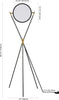 Safavieh Rana FLL4129A Black / Gold Lamp main image