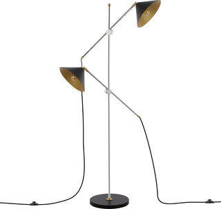 Safavieh Dwyer FLL4133A Black / Chrome Lamp Main Off