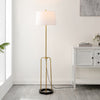 Safavieh Lydie FLL4135A Brass / Black Lamp Room Scene On Feature