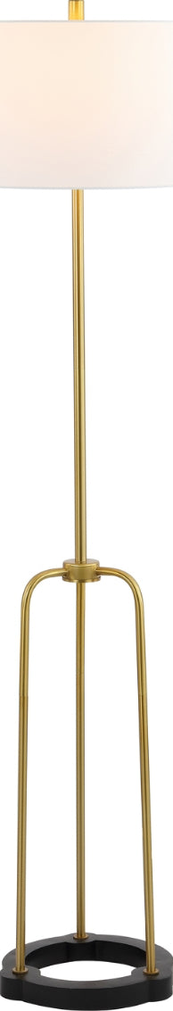 Safavieh Lydie FLL4135A Brass / Black Lamp Main On