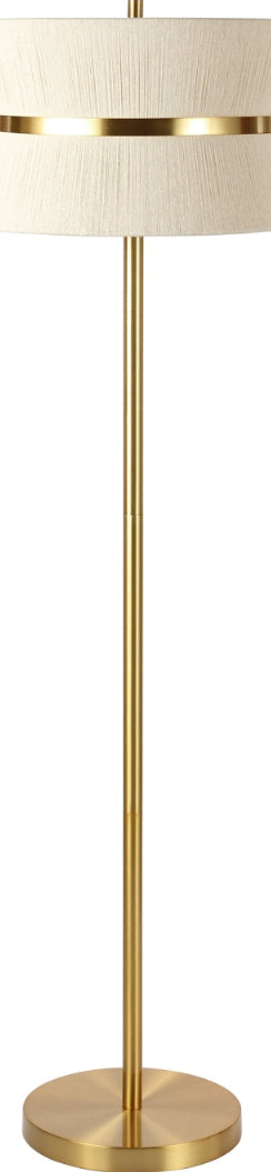 Safavieh Kora FLL4136A Bleached Natural / Brass Lamp Main Off