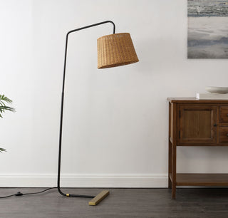 Safavieh Millie FLL4137A Black / Natural Lamp Room Scene Off Feature
