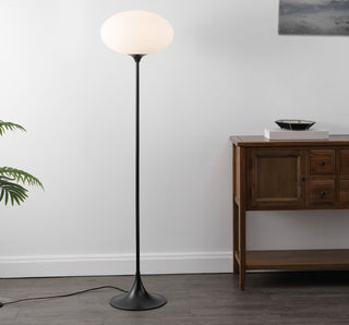 Safavieh Nomi FLL4139A Black Lamp Room Scene On Feature