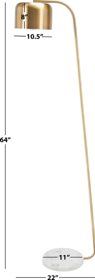 Safavieh Foley FLL7001A Gold / White Marble Lamp main image