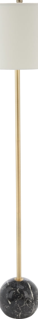 Safavieh Kyrene FLL7003B Gold / Black Marble Lamp Main Off