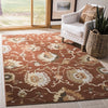 Safavieh Florenteen FLR129 Rust / Ivory Area Rug Room Scene Feature