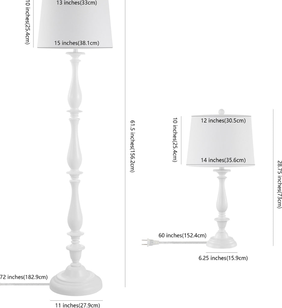 Safavieh Bessie FLT4002A White Lamp main image