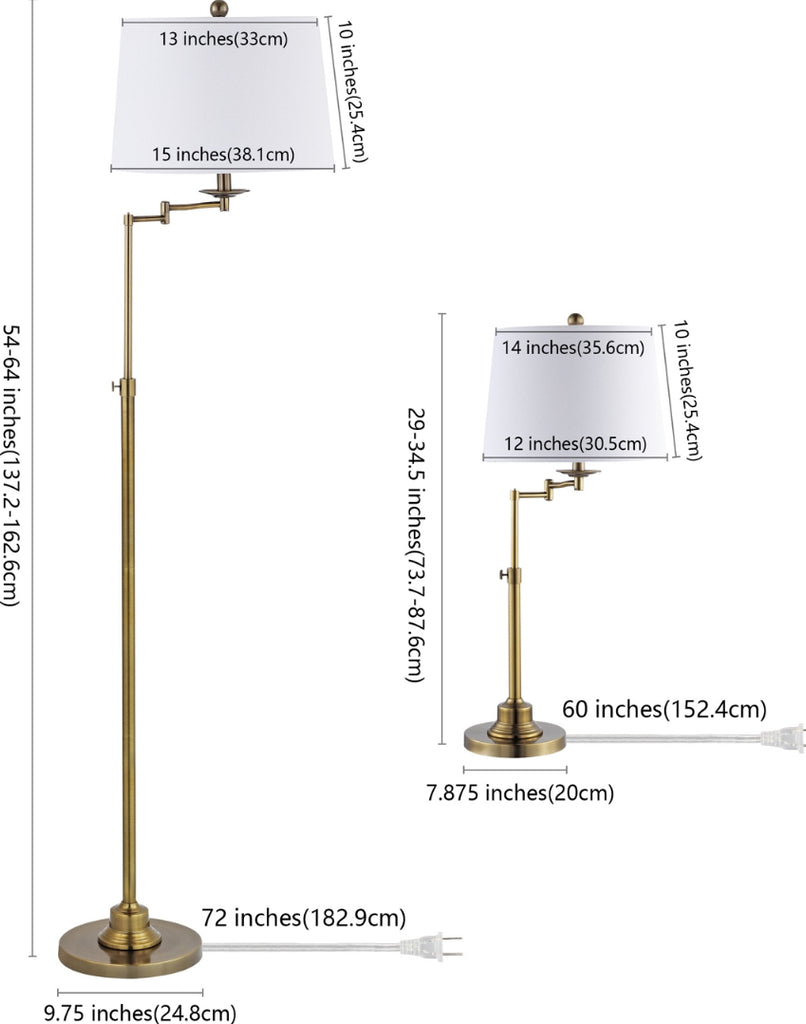 Safavieh Nadia FLT4004A Gold Lamp main image