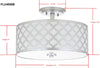 Safavieh Kora FLU4000B Silver Lamp main image