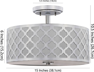 Safavieh Kora FLU4000C Chrome Lamp main image