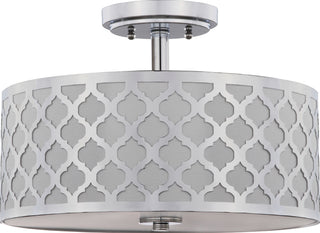 Safavieh Kora FLU4000C Chrome Lamp Main Off