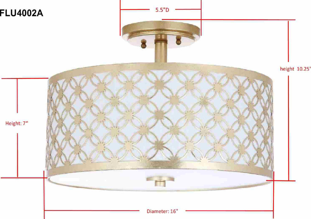 Safavieh Hutch FLU4002A Gold Lamp main image