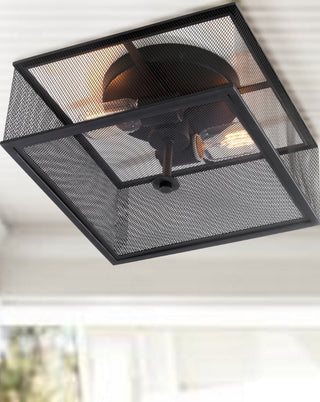 Safavieh Hagan FLU4007A Black Lamp Room Scene On Feature