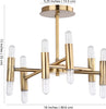 Safavieh Fidelma FLU4008A Gold Lamp main image