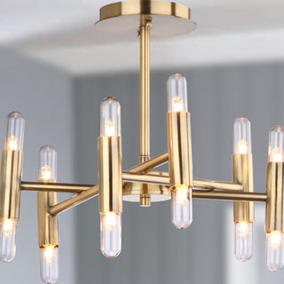 Safavieh Fidelma FLU4008A Gold Lamp Room Scene On Feature