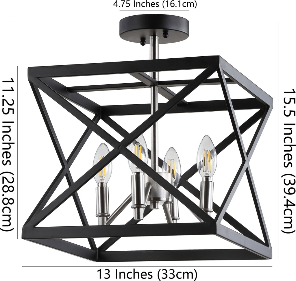 Safavieh Matias FLU4029A Black Lamp main image