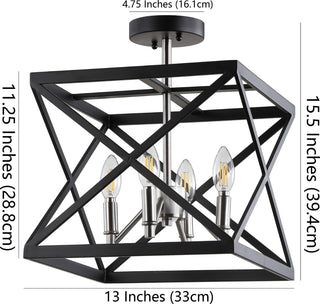 Safavieh Matias FLU4029A Black Lamp main image