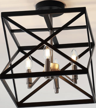 Safavieh Matias FLU4029A Black Lamp Room Scene On Feature