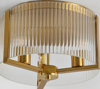 Safavieh Jetra FLU4049A Brass Lamp Room Scene Off Feature