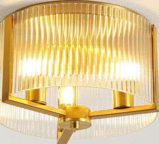 Safavieh Jetra FLU4049A Brass Lamp Room Scene On Feature