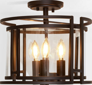 Safavieh Yarlin FLU4052A Bronze / Clear Lamp main image