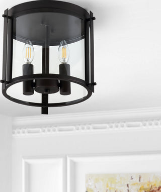 Safavieh Binsor FLU4054A Bronze / Clear Lamp Room Scene Off Feature