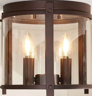 Safavieh Binsor FLU4054A Bronze / Clear Lamp Room Scene On Feature