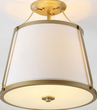 Safavieh Lanis FLU4056A White / Gold Lamp Room Scene On Feature