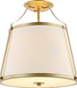 Safavieh Lanis FLU4056A White / Gold Lamp main image