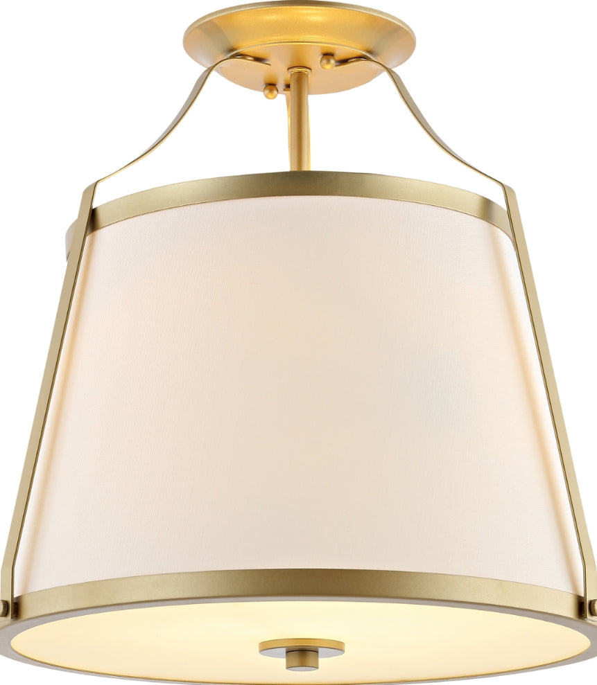 Safavieh Lanis FLU4056A White / Gold Lamp main image