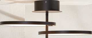 Safavieh Reyah FLU4061A Matte Black Lamp Room Scene On Feature