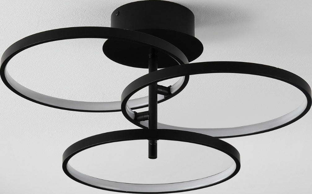 Safavieh Saretta FLU4062A Matte Black Lamp main image