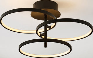 Safavieh Saretta FLU4062A Matte Black Lamp Room Scene On Feature